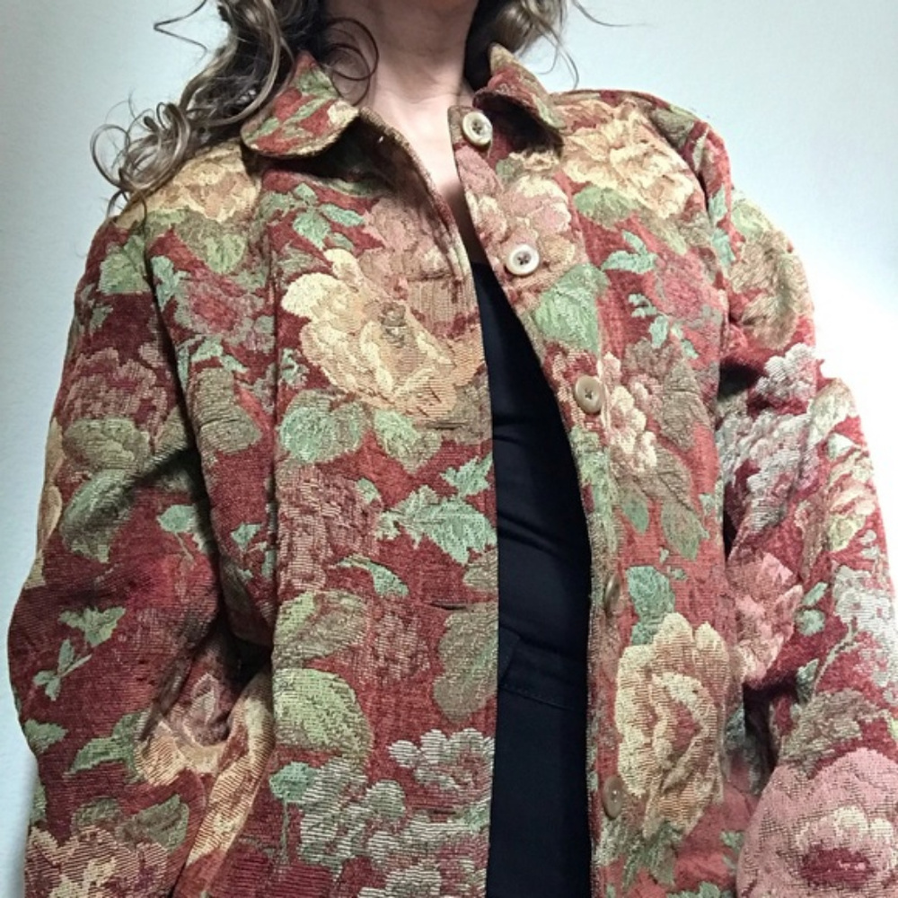 Vintage Floral blazer size Xl